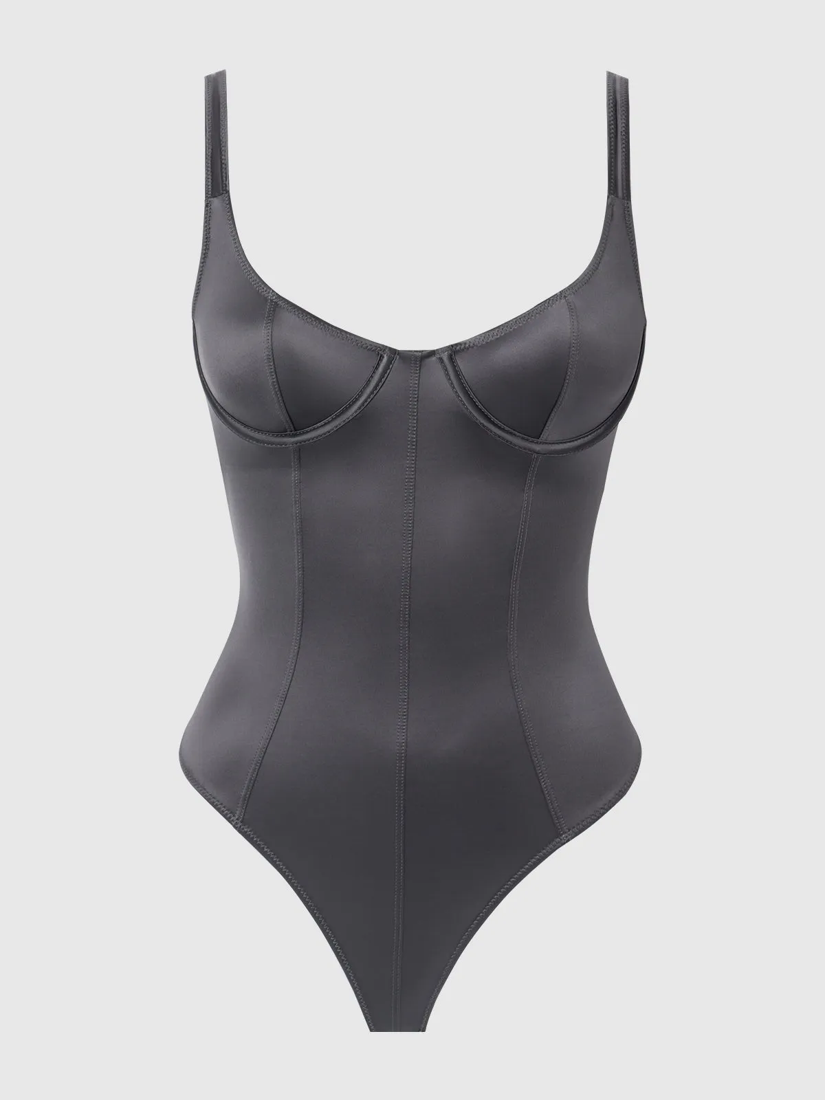 Neev Oil Slick Underwire & Seamed Bodysuit by Frederick's of Hollywood
