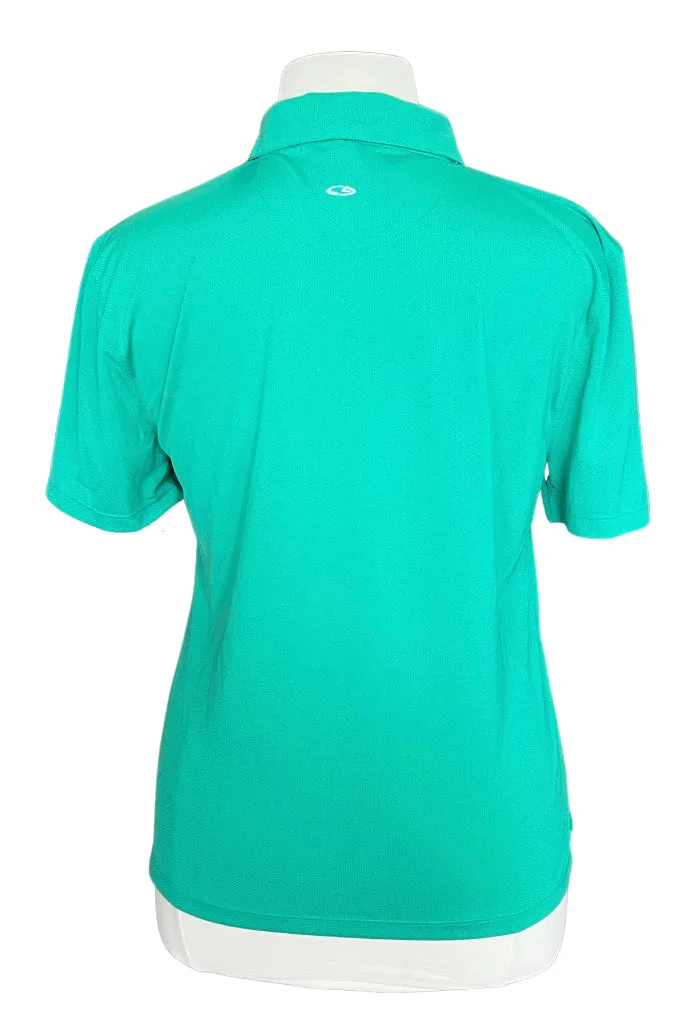 New Champion C-9 Green Zip Polo Size XXL