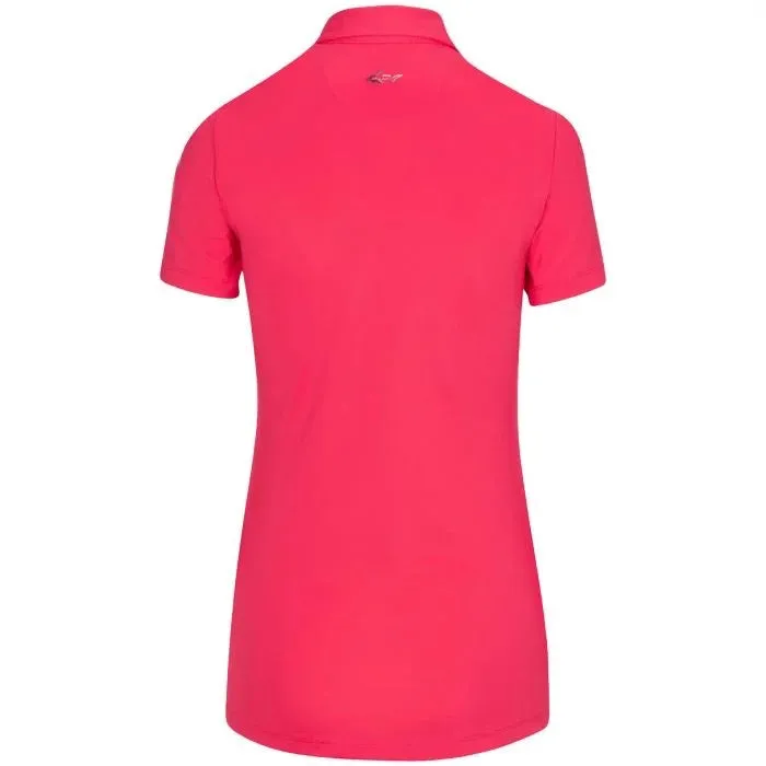 New Greg Norman Women's Freedom Golf Polo - Strawberry MSP$50