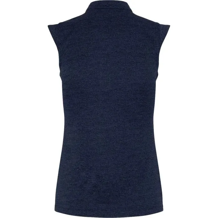 New Greg Norman Women's Tweed Jacquard Sleeveless Golf Polo MSP$65