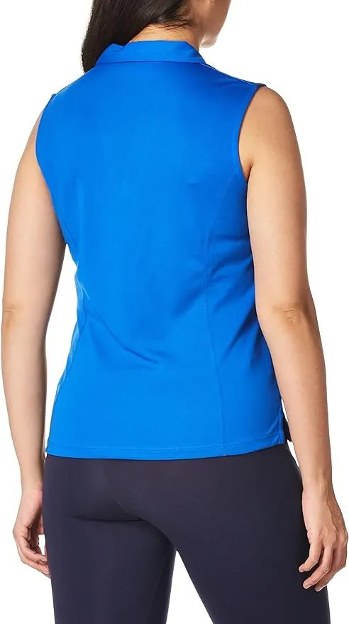 New Women's PGA Tour Royal Blue V-Neck Sleeveless Polo Size XXL