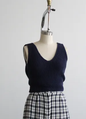 night sky knit tank 1919 Vintage