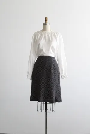 night sky silk skirt 1919 Vintage
