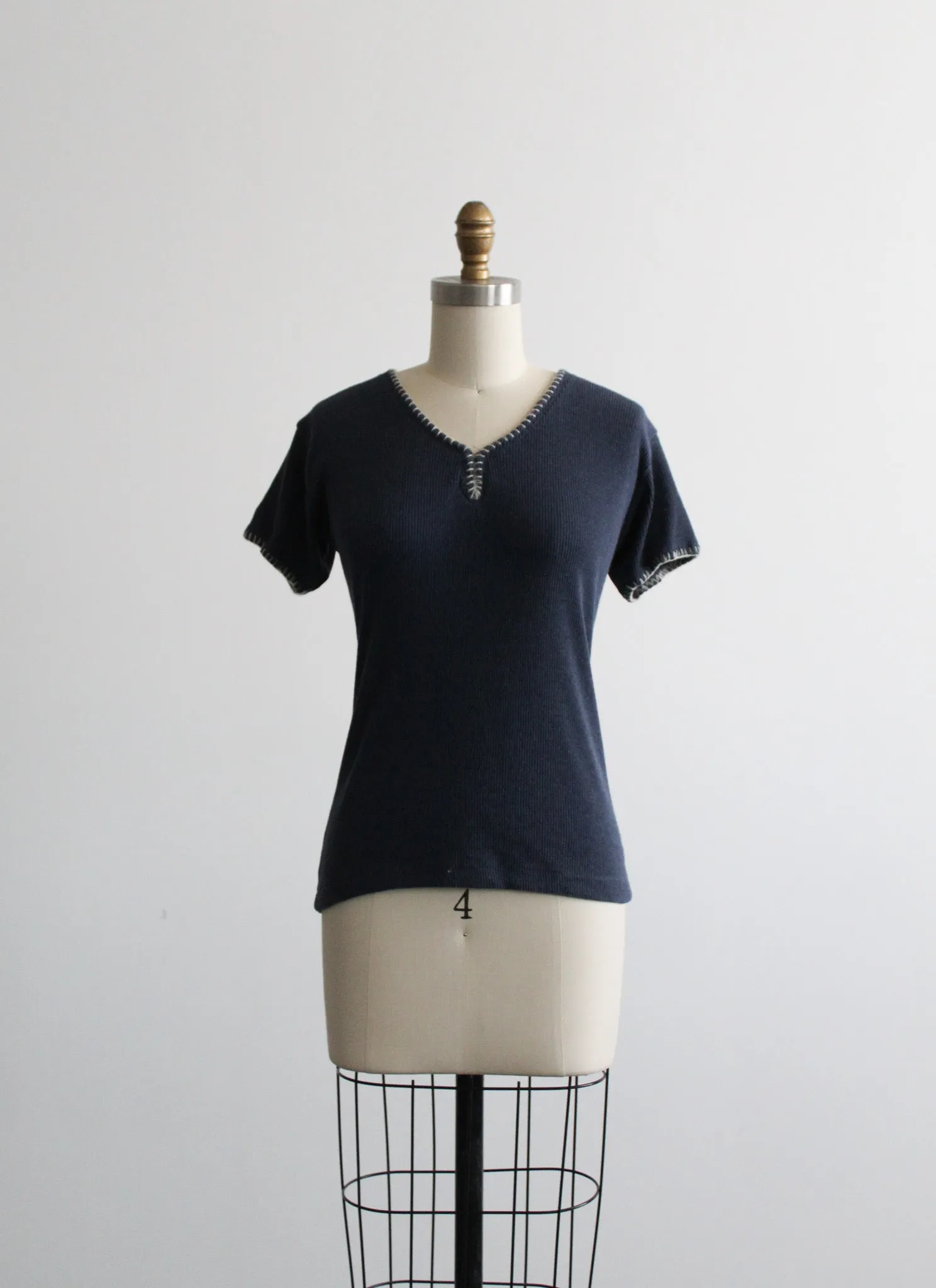 nightfall rib knit tee 1919 Vintage