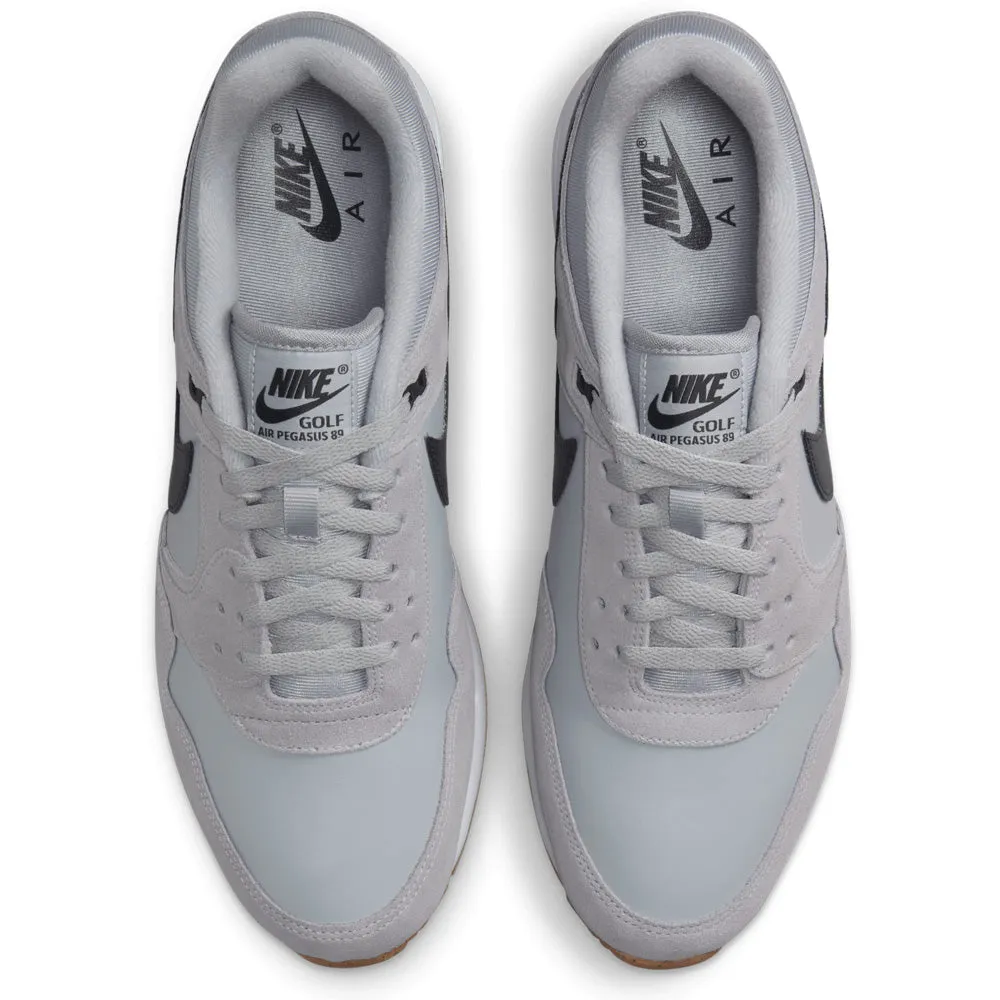 Nike Air Pegasus '89 G Spikeless Waterproof Shoes - Wolf Grey/Anthracite-White-Gum Med Brown