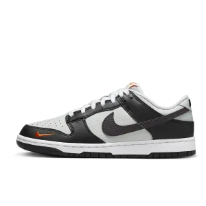 Nike Dunk Low Black Total Orange Mini Swoosh