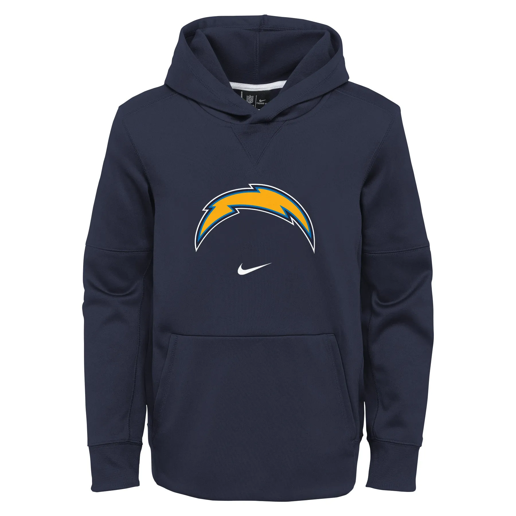 Nike NFL Football Youth Los Angeles Chargers Circuit Logo Essential Performance Pullover Hoodie