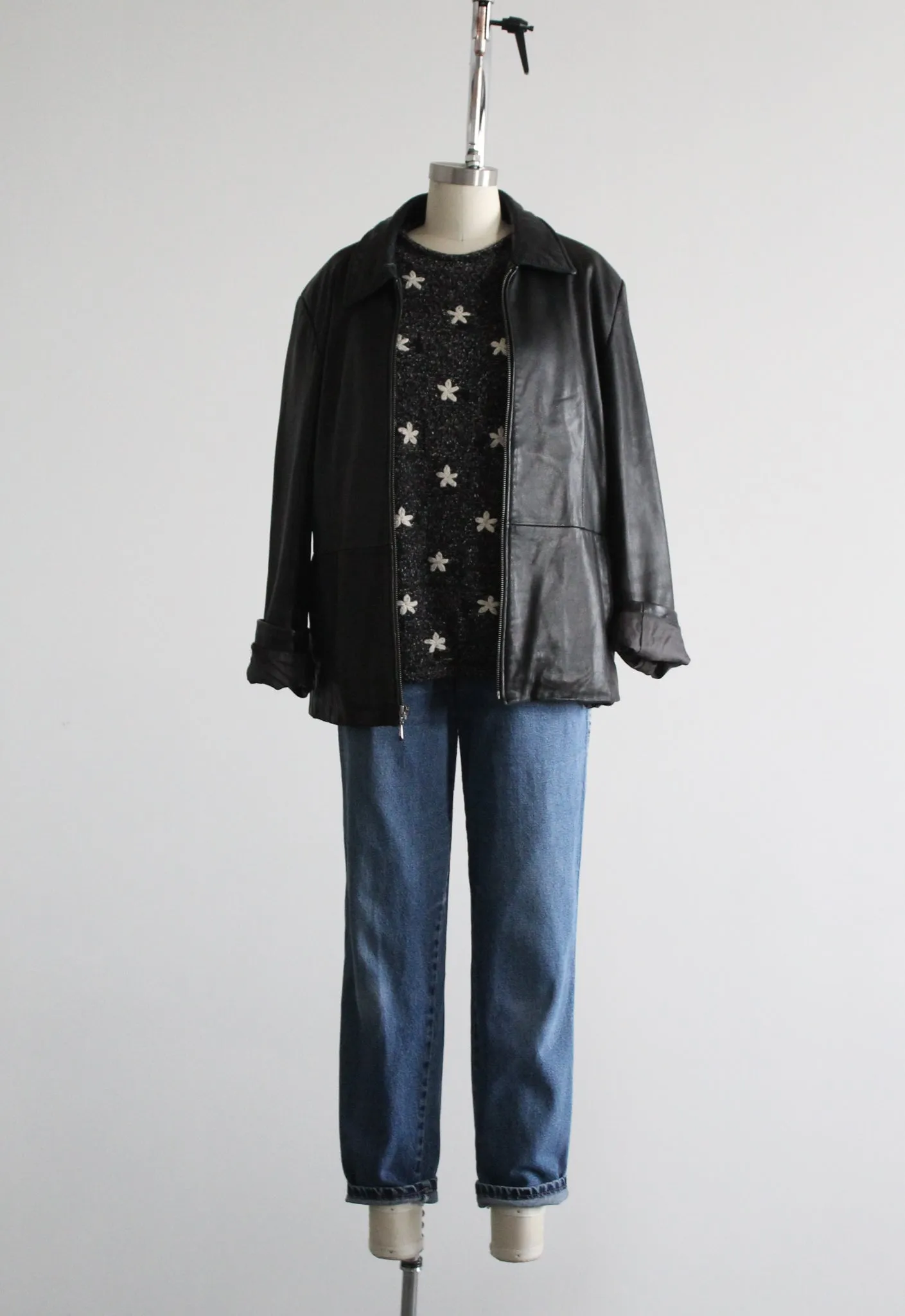 nouvelle renaissance leather jacket 1919 Vintage
