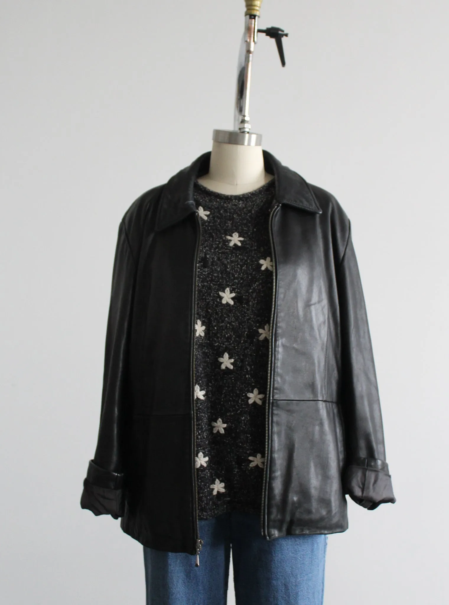 nouvelle renaissance leather jacket 1919 Vintage