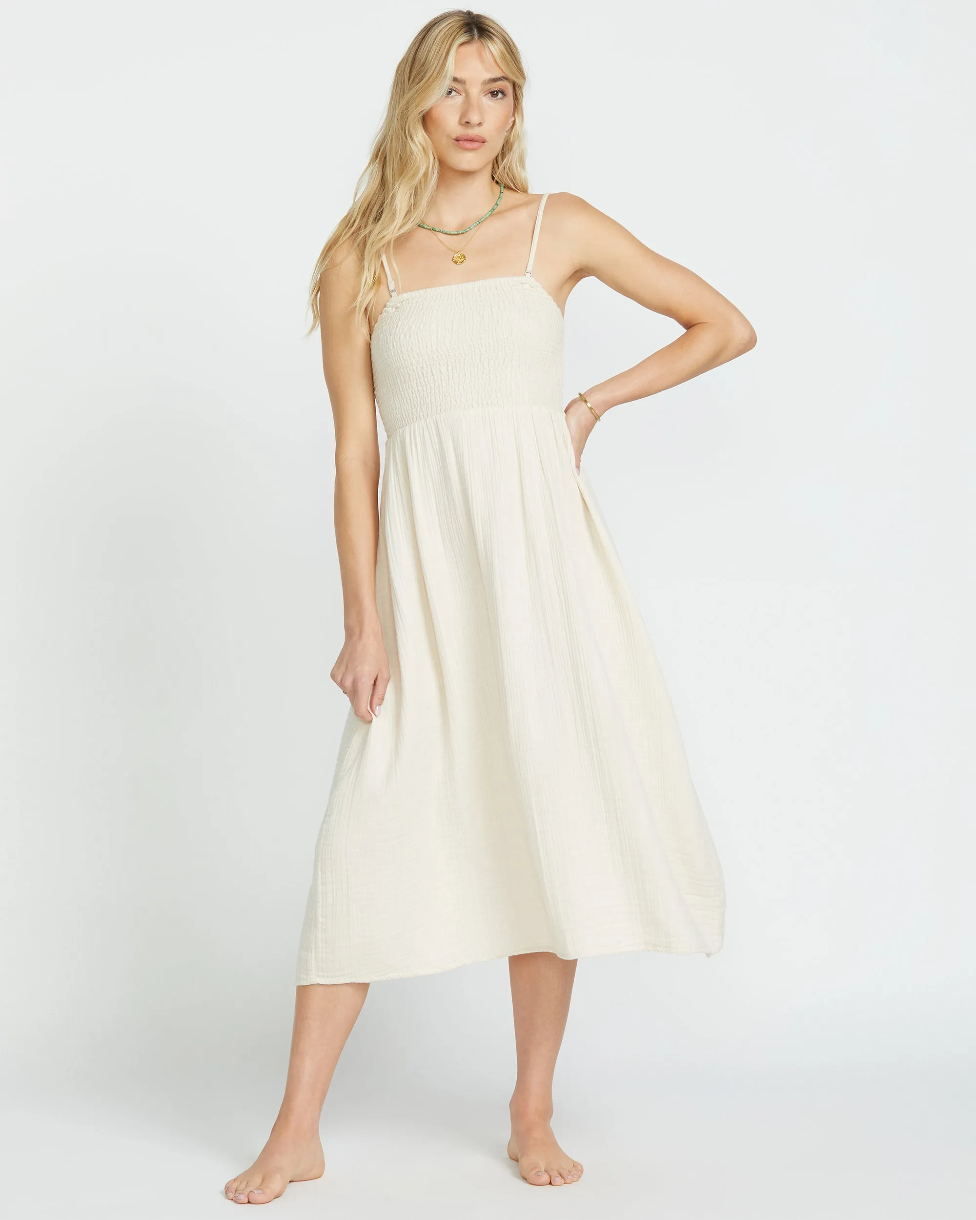 Off The Coast Dress - Whitecap Billabong