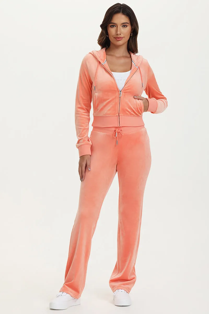 OG Big Bling Velour Hoodie by Juicy Couture