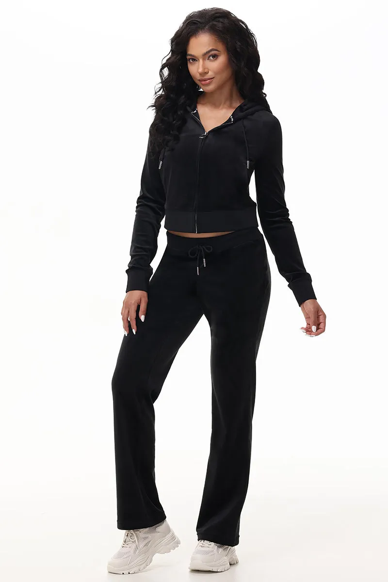 OG Big Bling Velour Hoodie by Juicy Couture