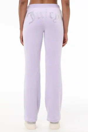 OG Big Bling Velour Track Pants by Juicy Couture