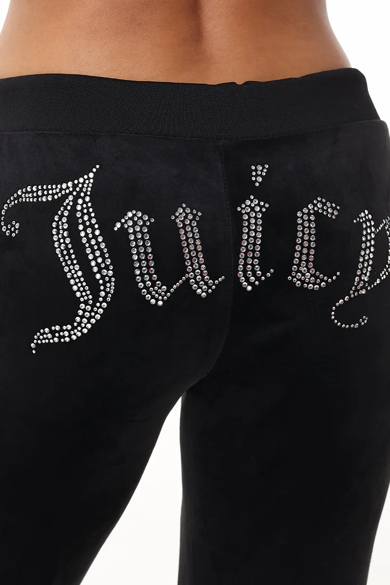 OG Big Bling Velour Track Pants by Juicy Couture