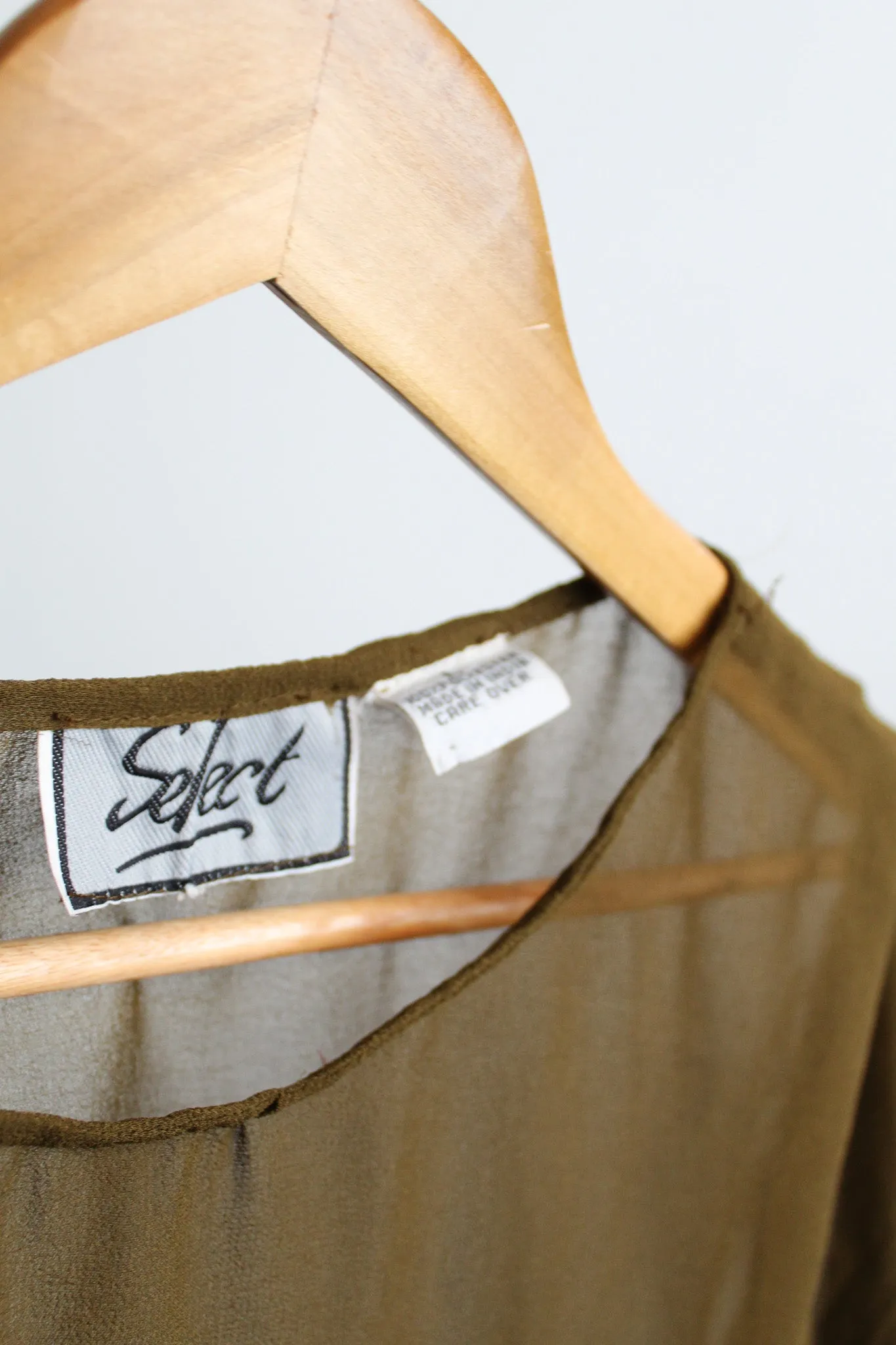 olivebranch sheer tee 1919 Vintage