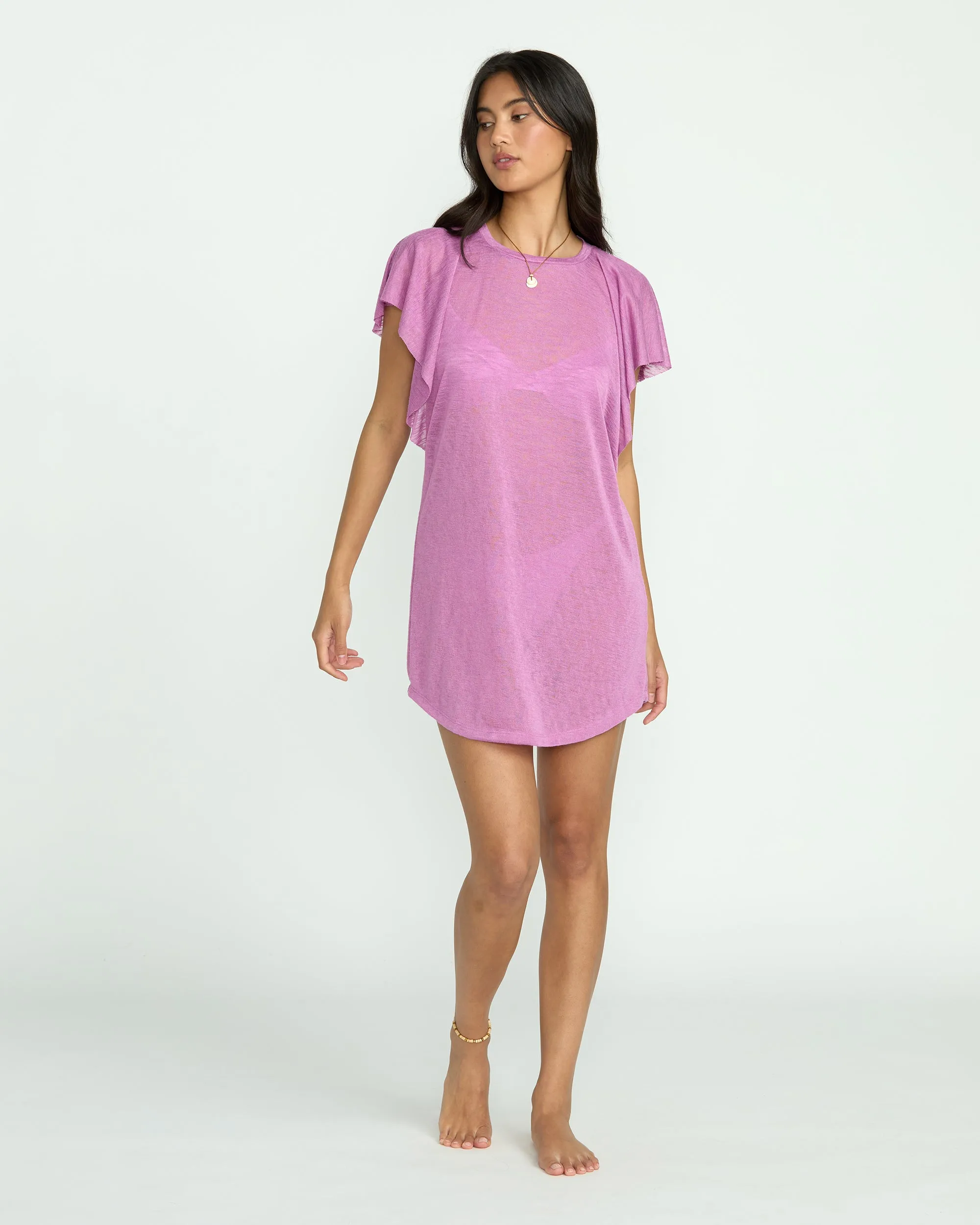 Out For Waves Coverup Dress - Rose Billabong