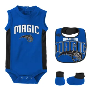 Outerstuff NBA Infants Orlando Magic Overtime Creeper/Bib & Bootie Set