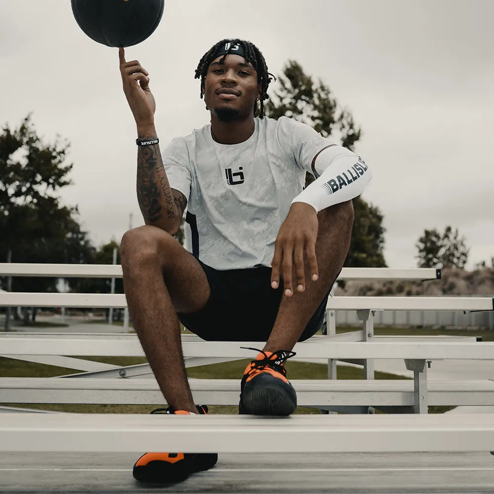 P1 Ankle Socks in White Ballislife