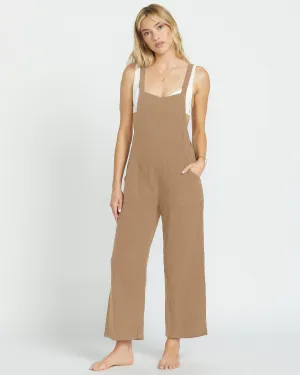 Pacific Time Jumpsuit - Khaki Billabong