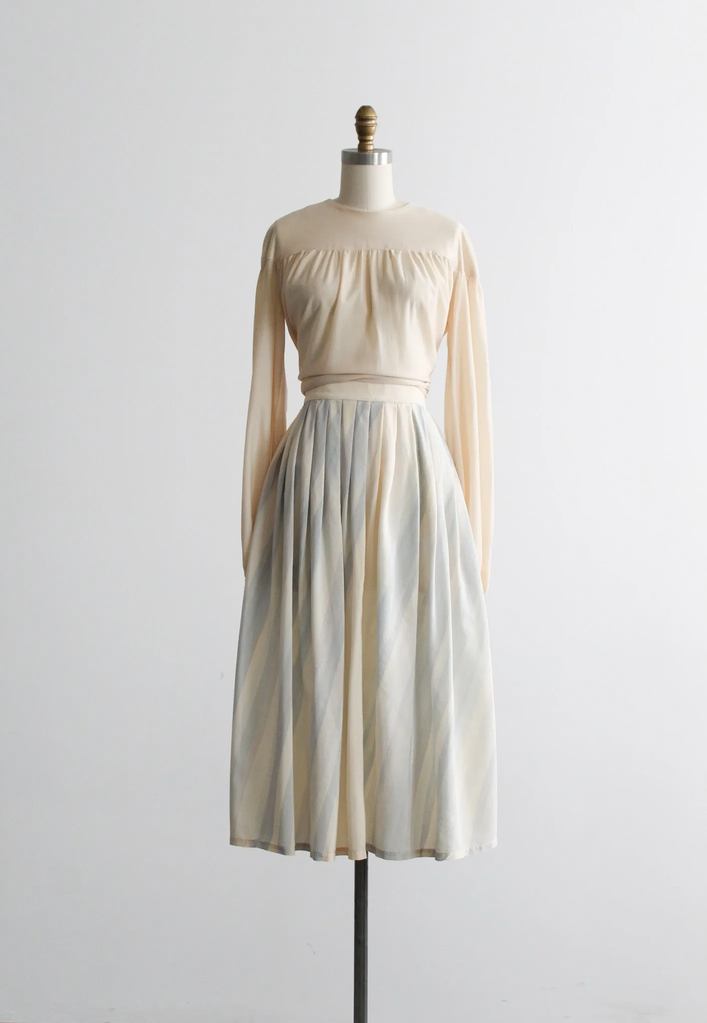 parchment poet blouse 1919 Vintage