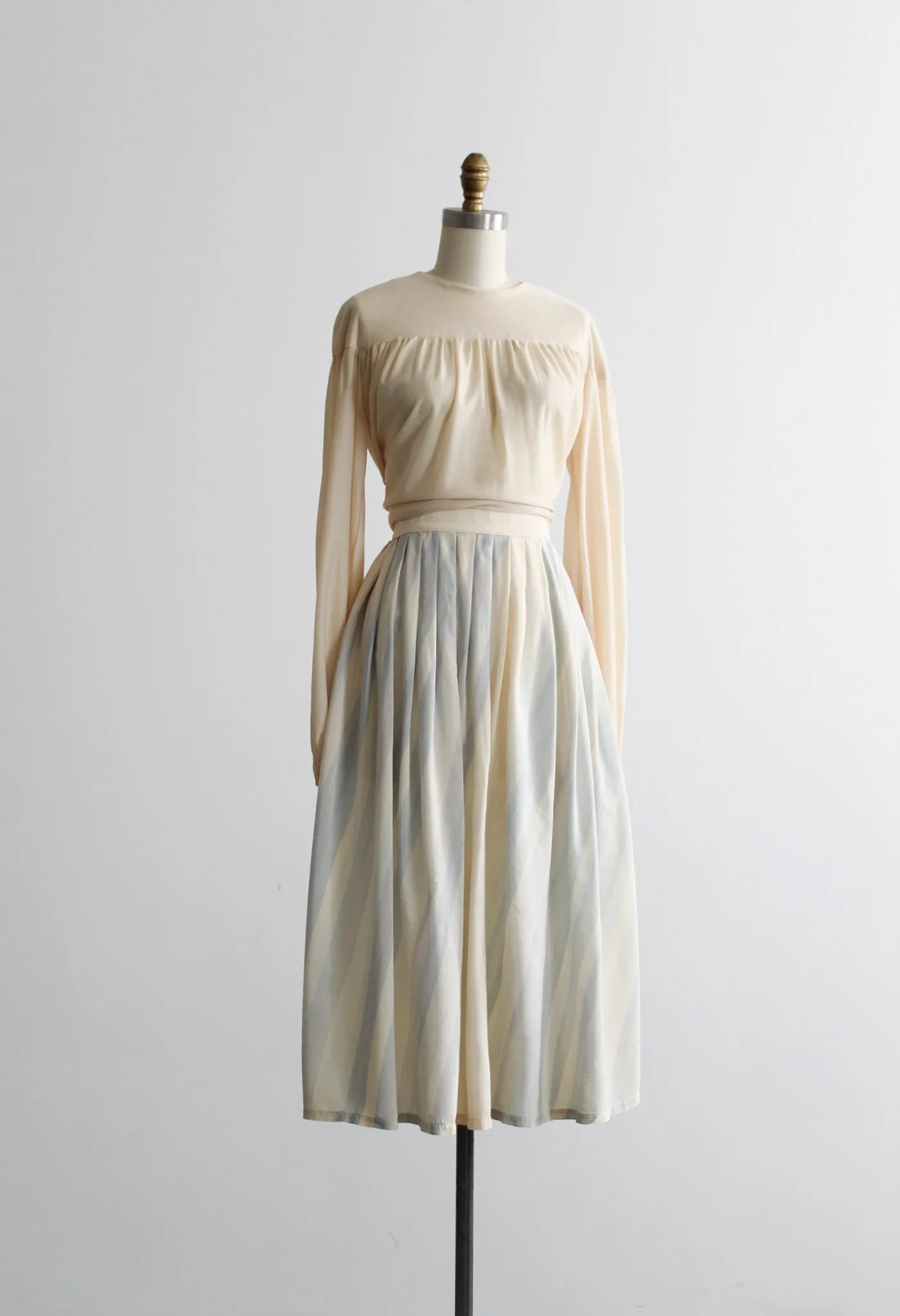 parchment poet blouse 1919 Vintage