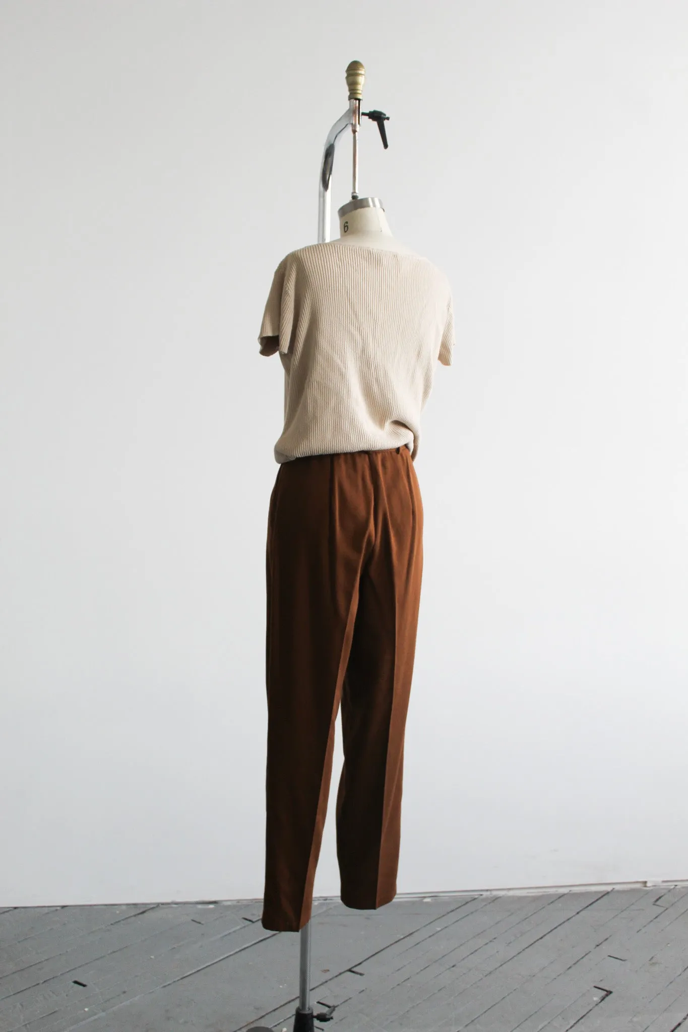parchment rib knit tee 1919 Vintage