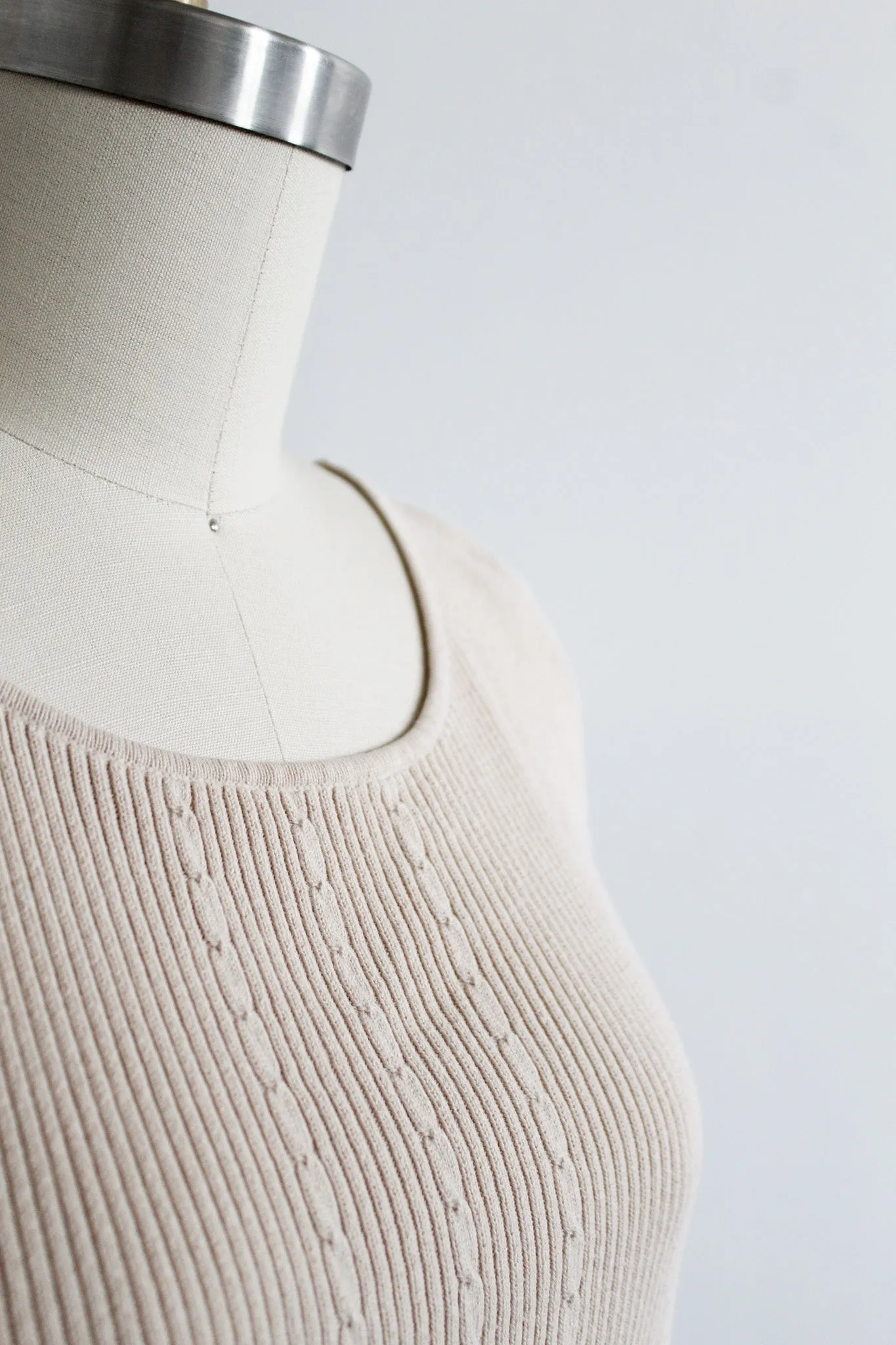 parchment rib knit tee 1919 Vintage