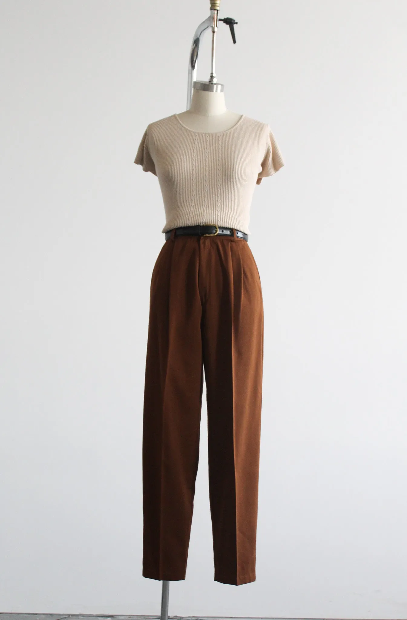 parchment rib knit tee 1919 Vintage