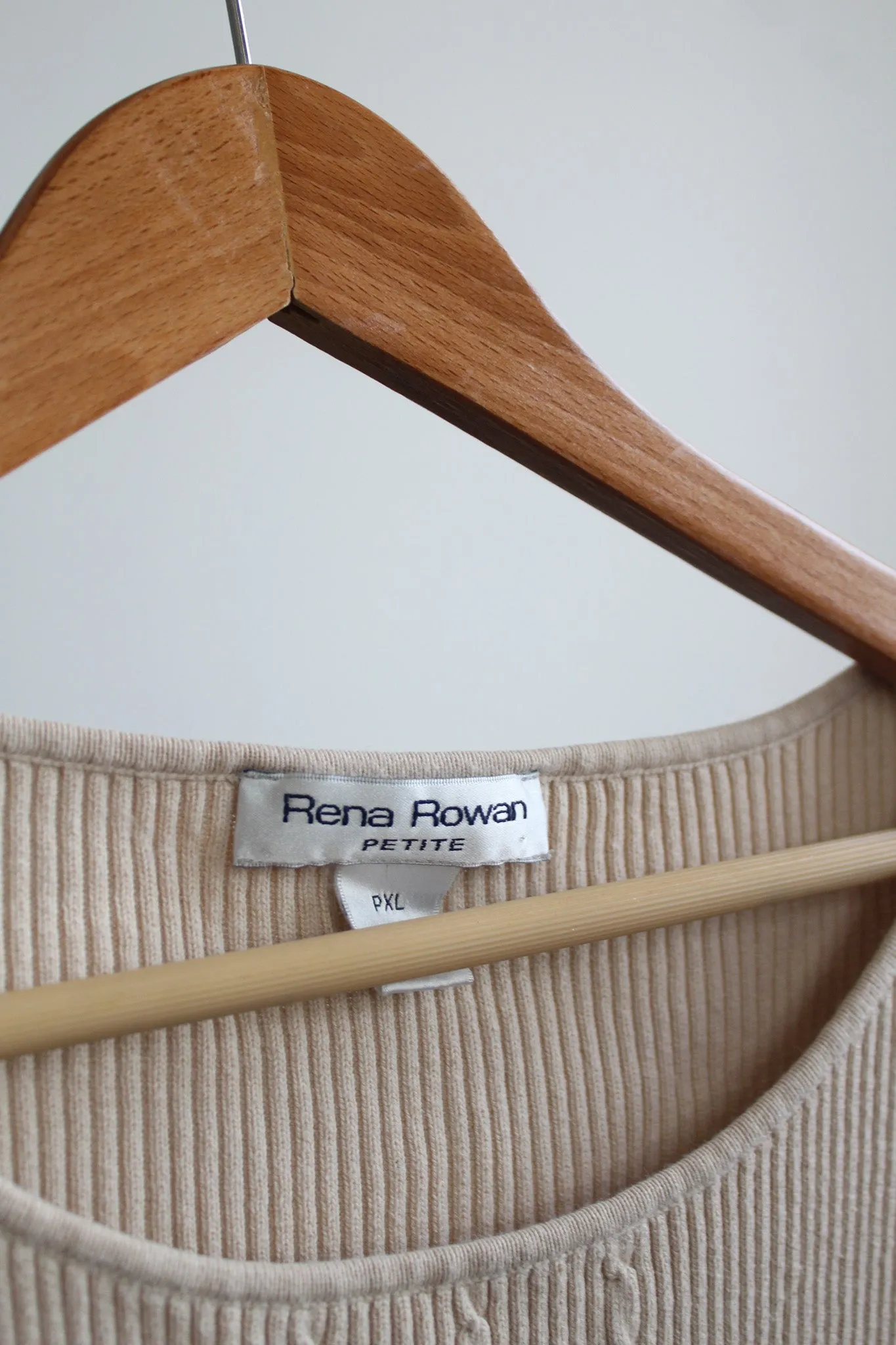 parchment rib knit tee 1919 Vintage