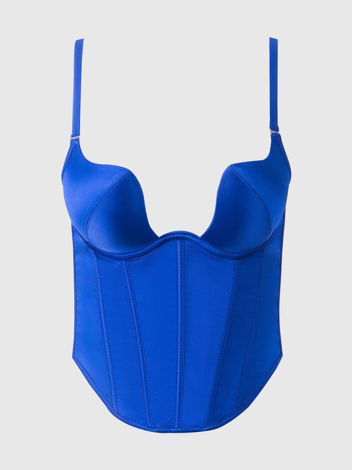 Petra Swirl Plunge Push Up Bustier by Frederick's of Hollywood