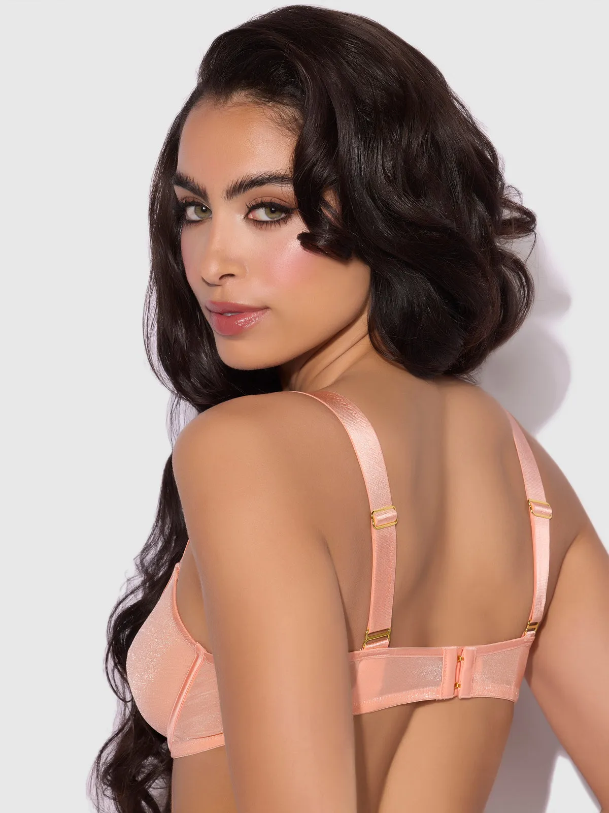 Pia Unlined Cutout Mesh Bra by Frederick's of Hollywood