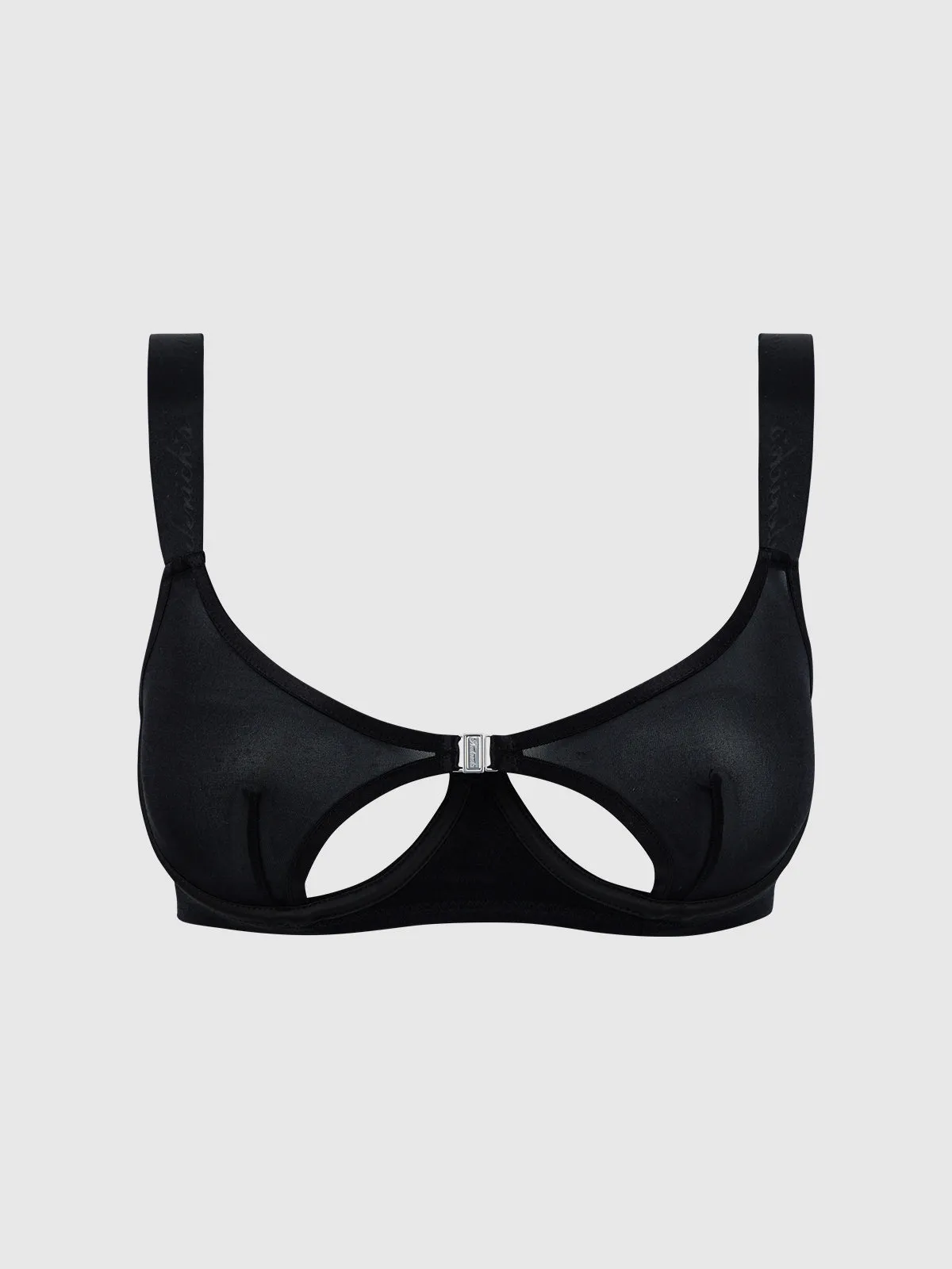Pia Unlined Cutout Mesh Bra by Frederick's of Hollywood