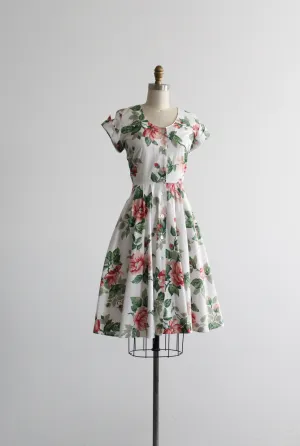 picnic in the park lattice-back dress 1919 Vintage