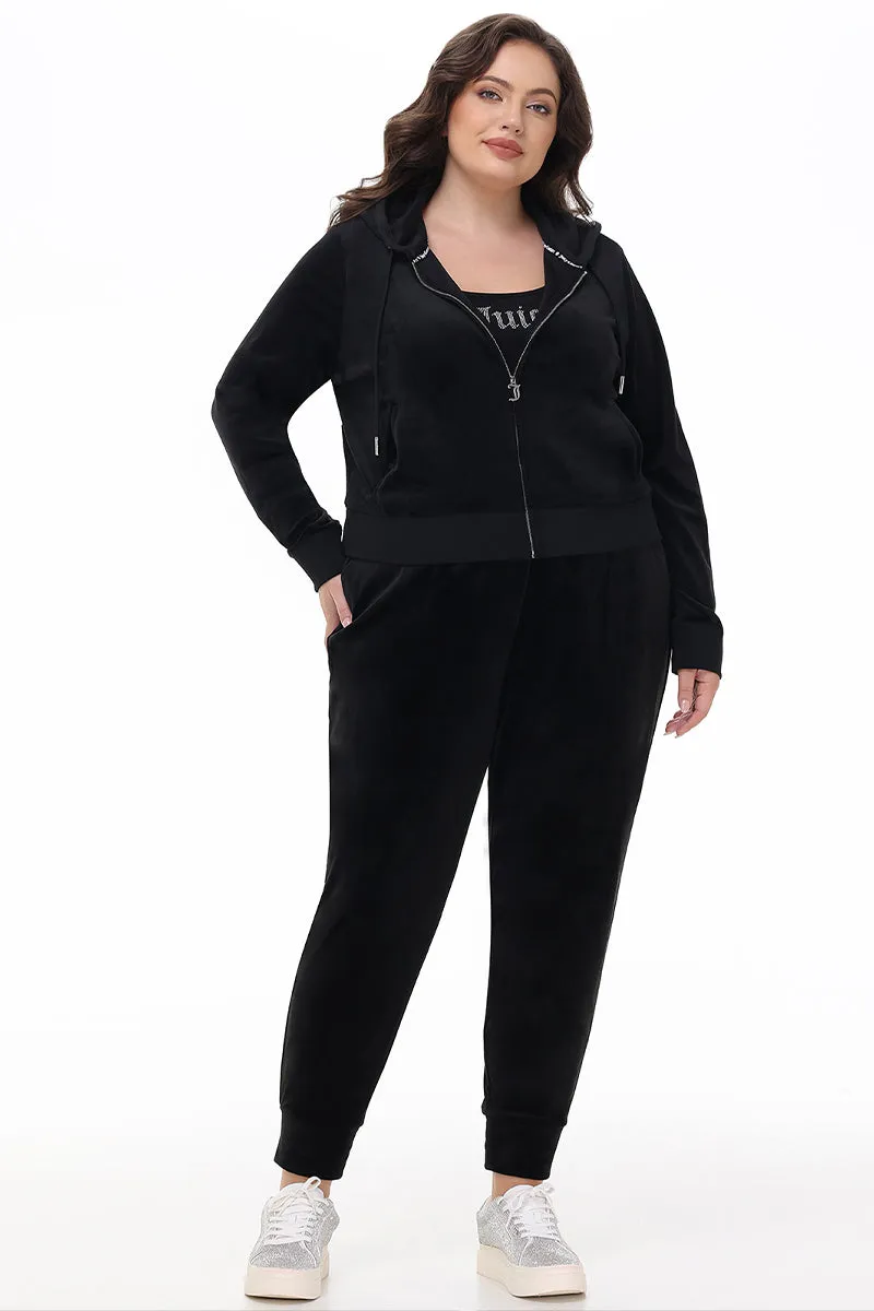 Plus-Size Big Bling Velour Jogger by Juicy Couture