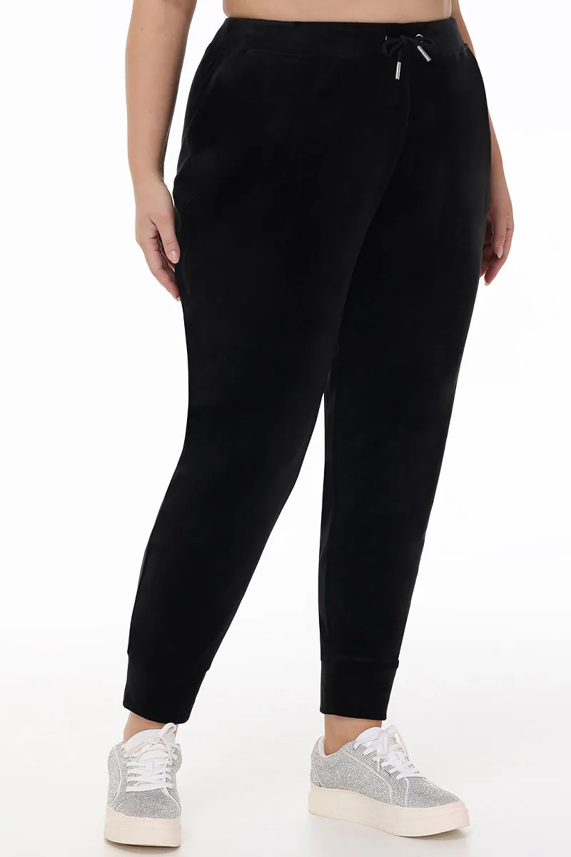 Plus-Size Big Bling Velour Jogger by Juicy Couture