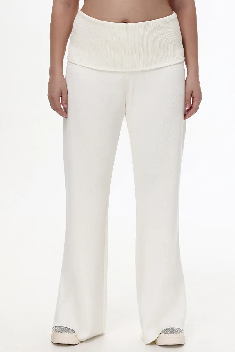 Plus-Size Low Rise Knit Flare Pants by Juicy Couture