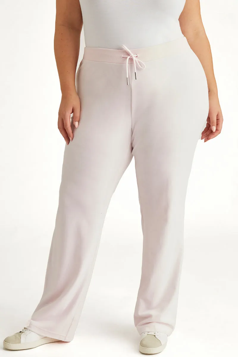 Plus-Size OG Big Bling Velour Track Pants by Juicy Couture