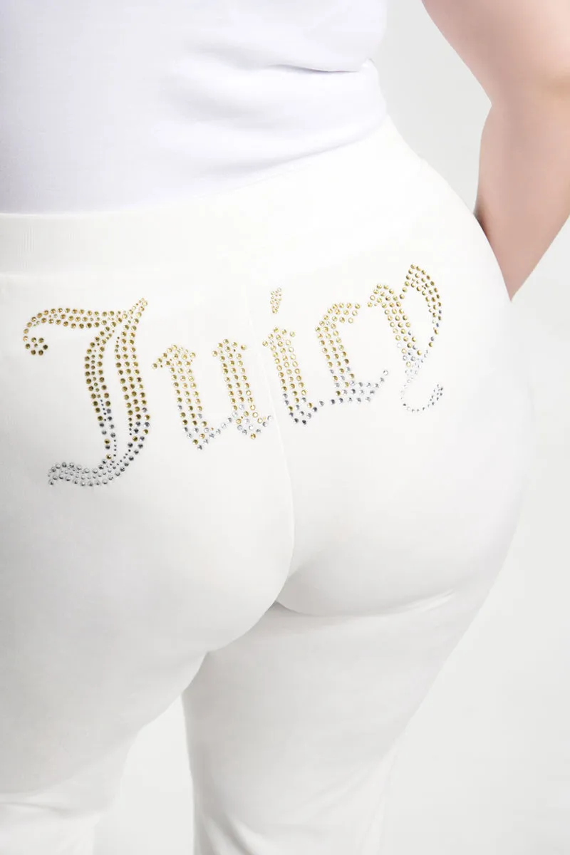 Plus-Size Ombre Big Bling Velour Track Pants by Juicy Couture