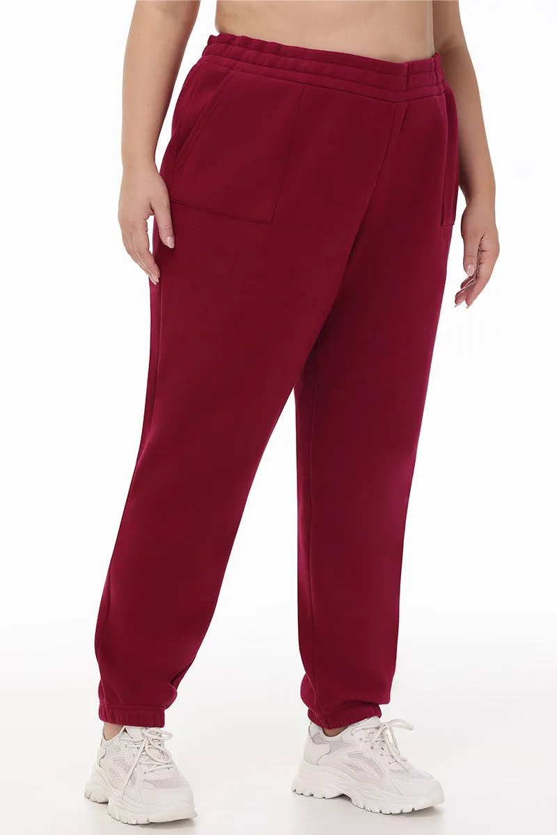 Plus-Size Small Bling Fleece Sweatpants by Juicy Couture