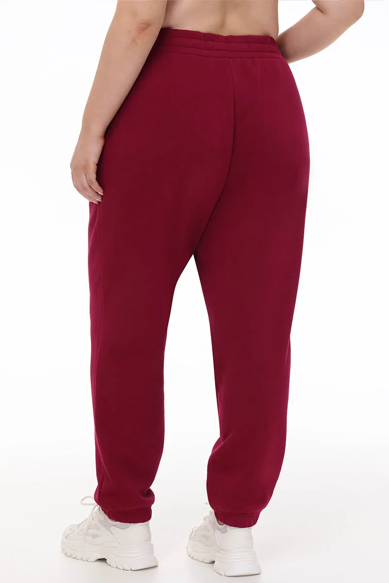 Plus-Size Small Bling Fleece Sweatpants by Juicy Couture