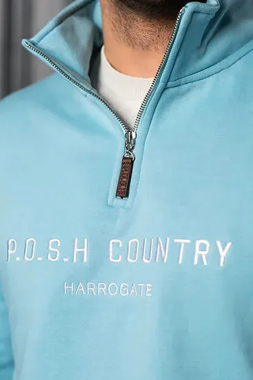 P.O.S.H Country Tidal Zip Sweatshirt