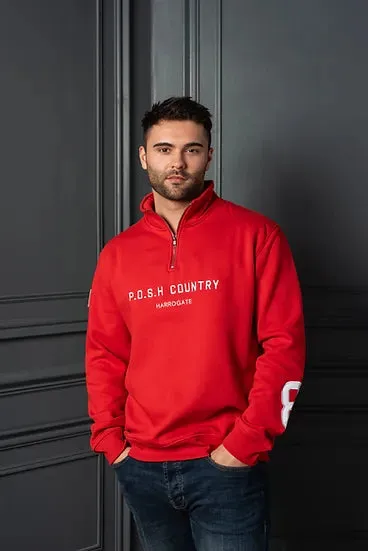 P.O.S.H Country Tidal Zip Sweatshirt