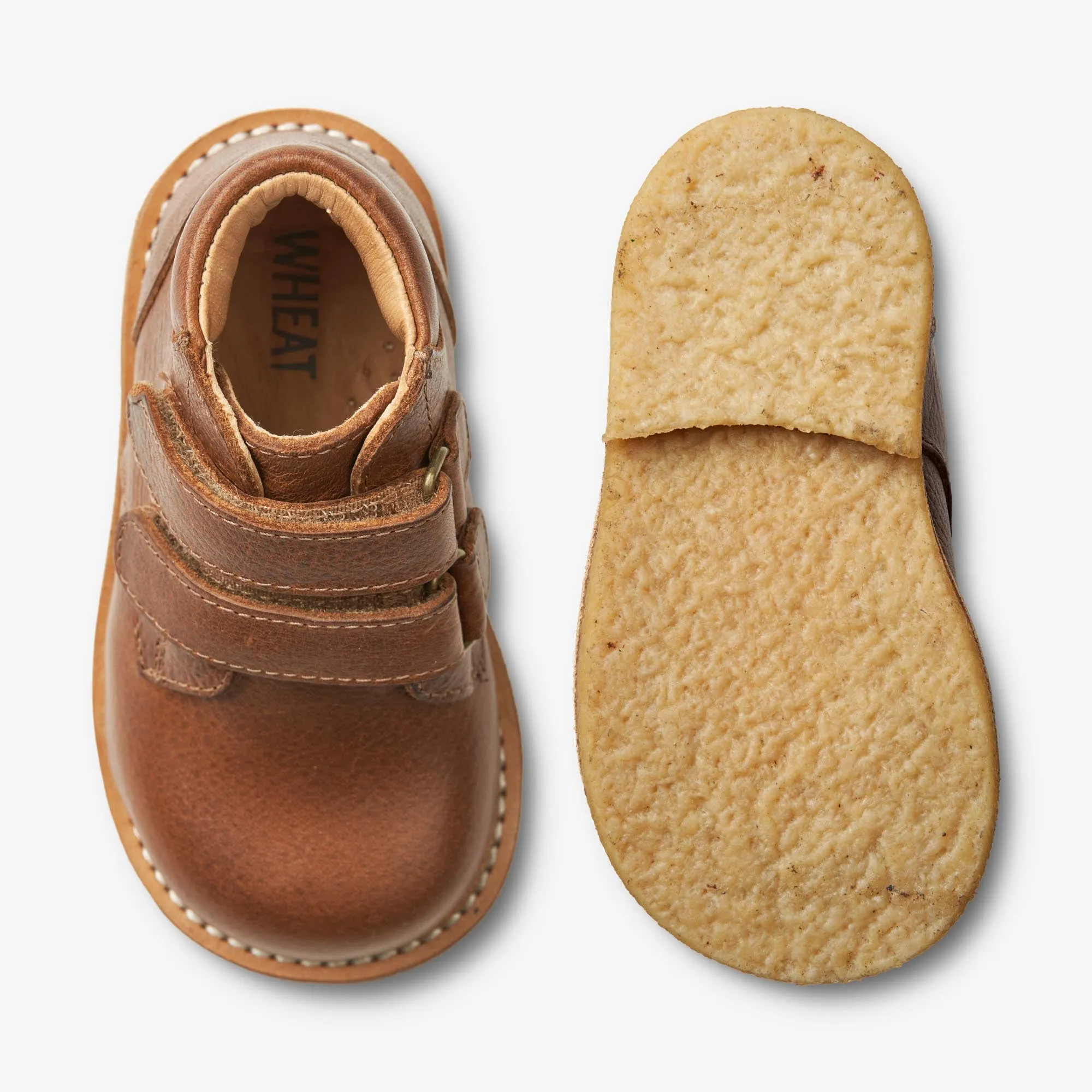 Raden Velcro | Baby - cognac Wheat