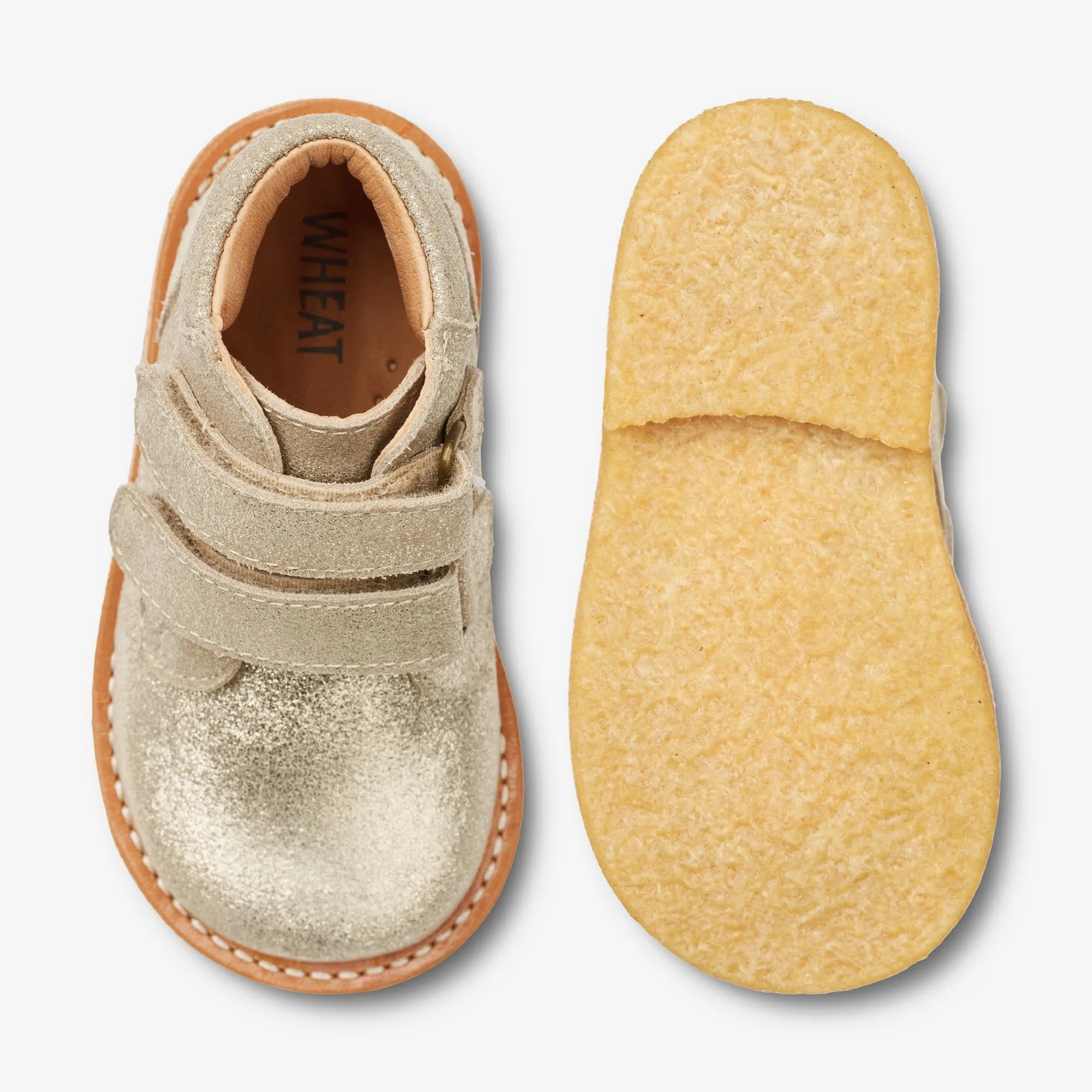Raden Velcro Shine | Baby - grey Wheat
