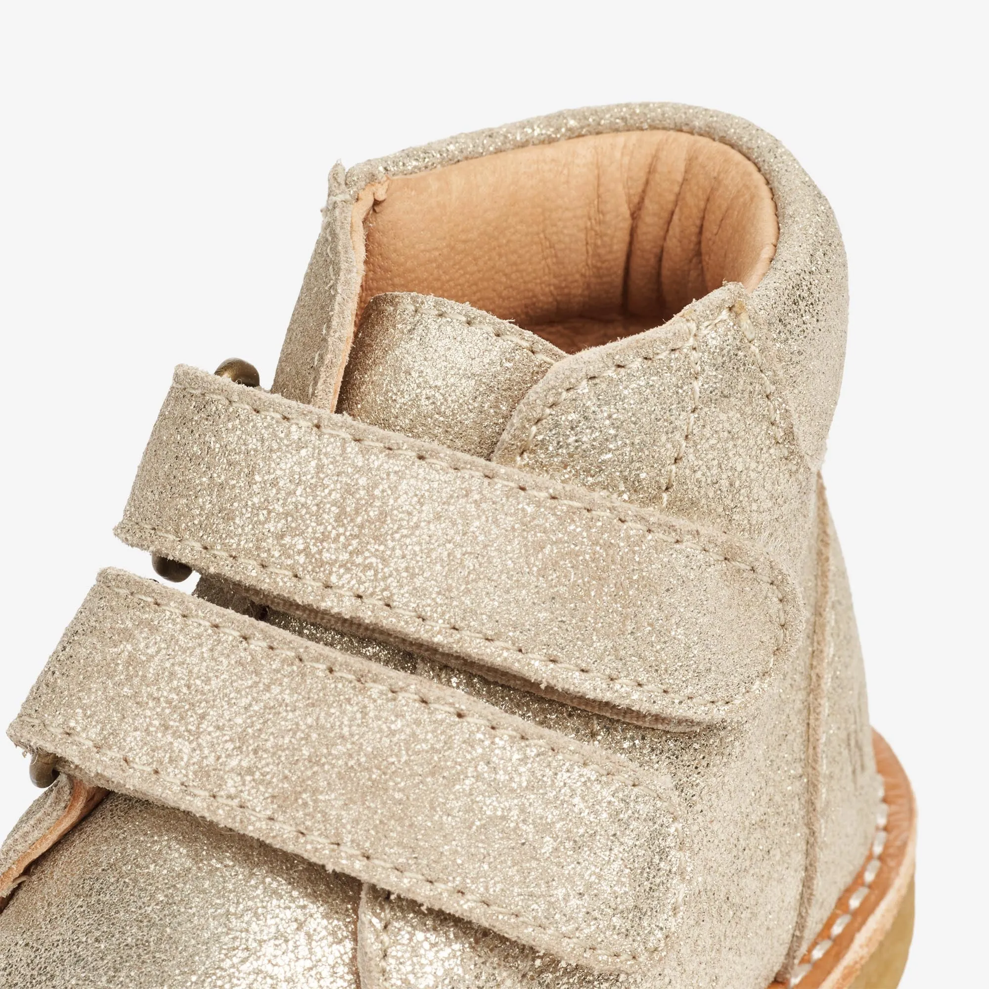 Raden Velcro Shine | Baby - grey Wheat