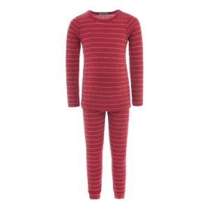 Red Striped Modal Outfit