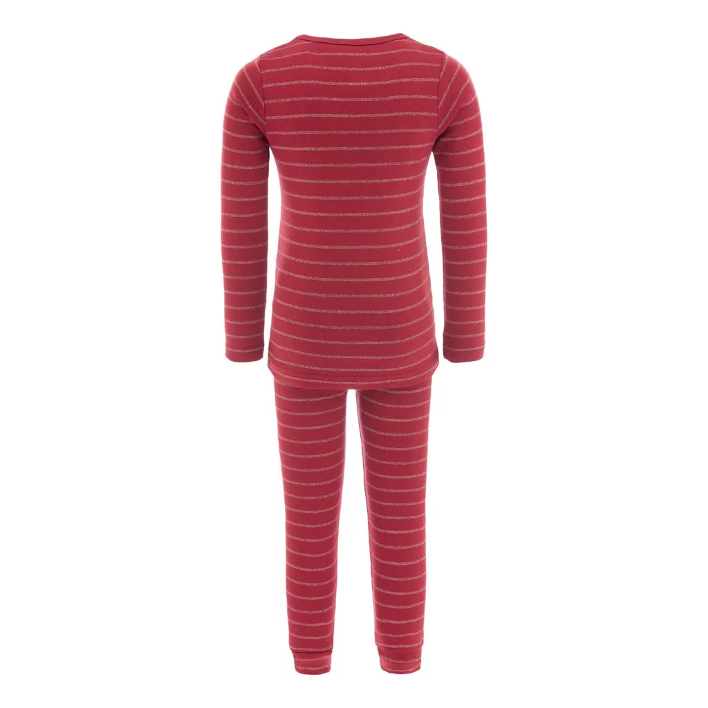 Red Striped Modal Outfit