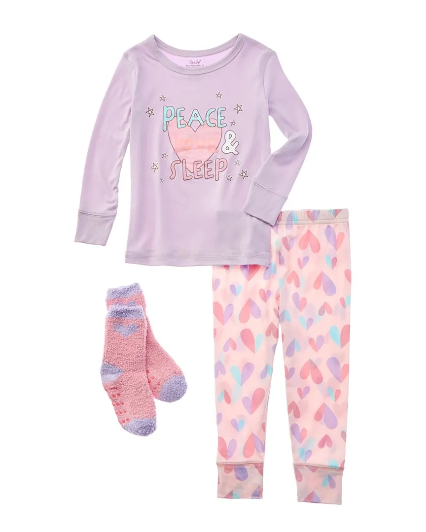 Rene Rofe 3pc Snuggle Up 2pc Snug Fit Pajama Set