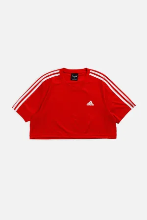 Rework Adidas Crop Tee - S Frankie
