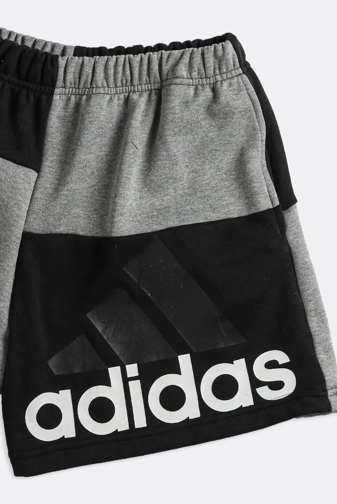 Rework Adidas Patchwork Sweatshorts - M Frankie